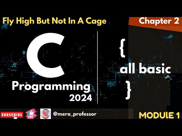 Chapter 2 | NEP | Module 1 | c for beginners | c pani hai | MU | Fundamental of C programming