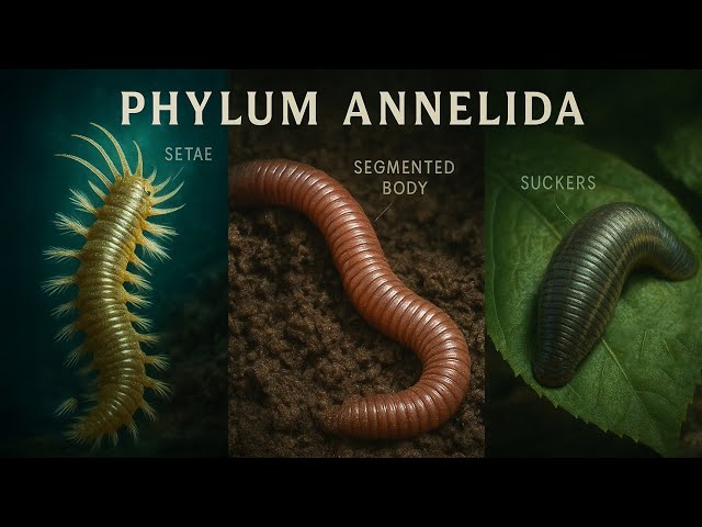 Clasificación del Filo Annelida 🪱 | Poliquetos, Oligoquetos e Hirudinea