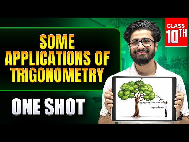 Some Applications of Trigonometry One Shot 🔥 | Class 10 Maths Chapter 9 | Ritik Mishra