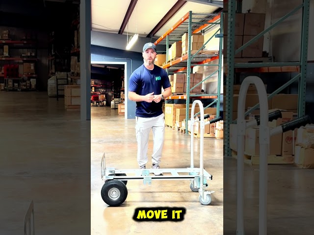 How to operate a Convertible Hand Truck – 2-in-1 Dolly to Cart Tutorial