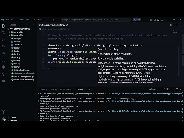Strong Password Generator and QR Code Generator
