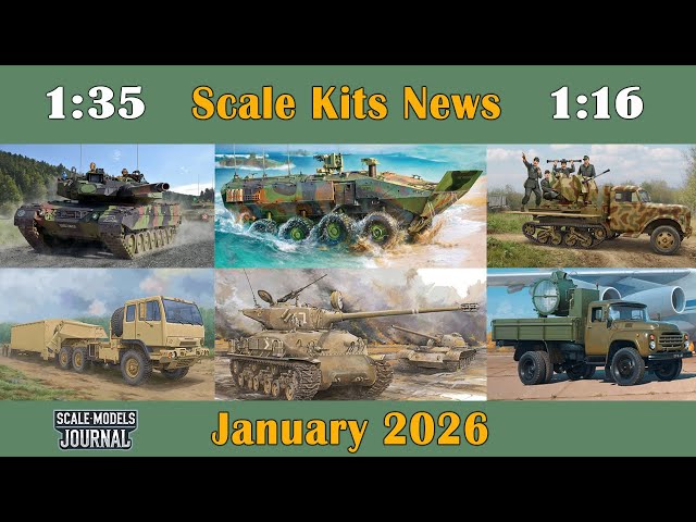 Scale Models News / Armor and Vehicles 1:35 / 1:16 - January 2026