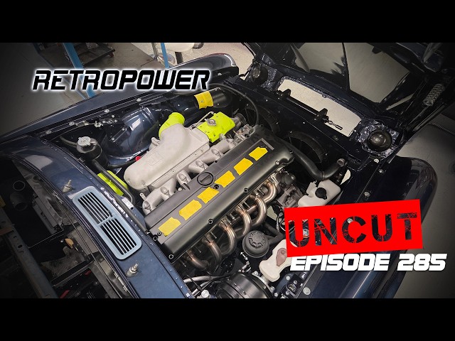 Restomod Jaguar XJC Custom Engine Bay Build Taking Shape