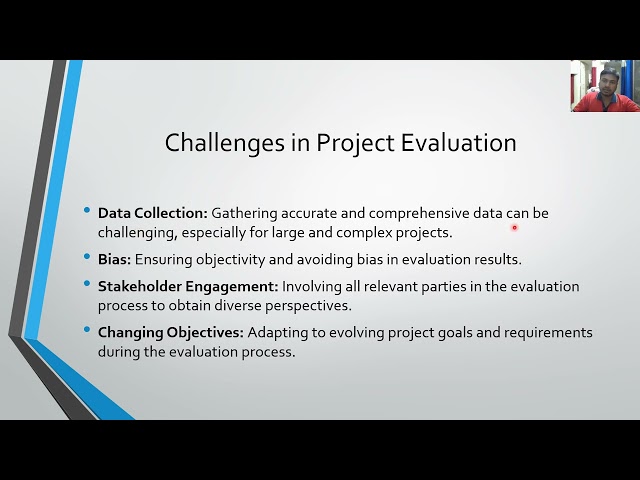 Project Evaluation || SOFTWARE ENGINEERING & PROJECT MANAGEMENT (BCS501)