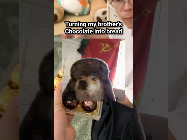 Turning my brother’s Chocolate into Bread! 🍞🎄 @PanasonicAustralia