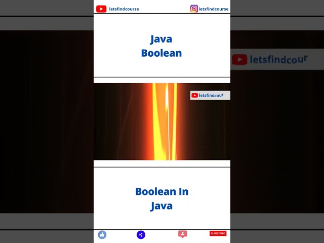 Java Boolean | Boolean In Java #java