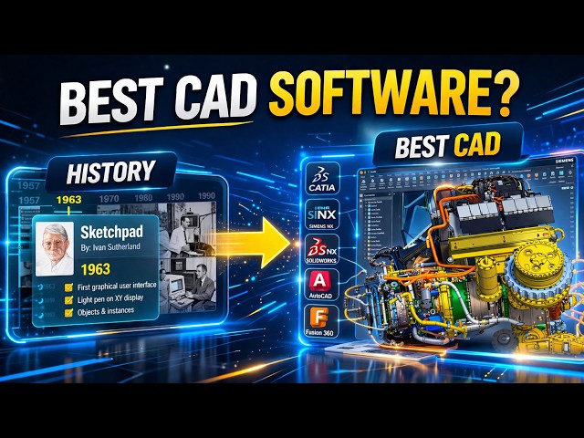 Best CAD Software? History & Top Tools Explained