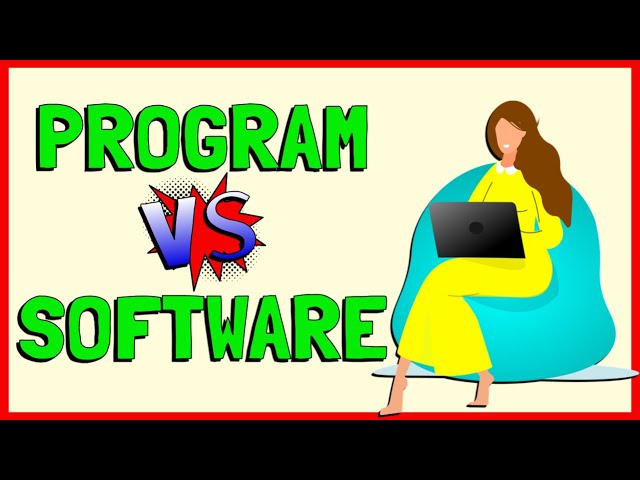 Differences between Computer Programs and Software