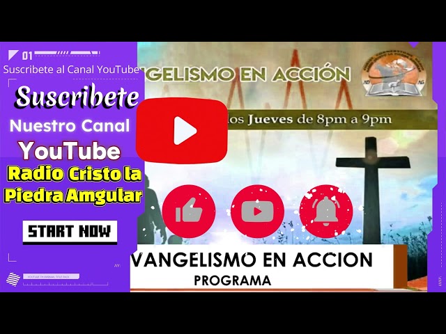 Visita y Suscríbete a nuestro Canal de YouTube Radio Cristo la Piedra Angular//estamos en Roku Tv
