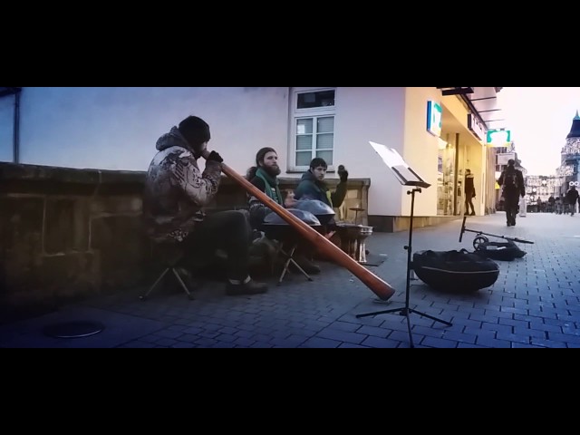 "Milky Way Caprice" - Kwathula. Street music in Esslingen, dec. 2016
