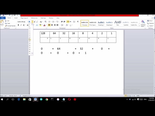 How to: convert binary numbers to letters