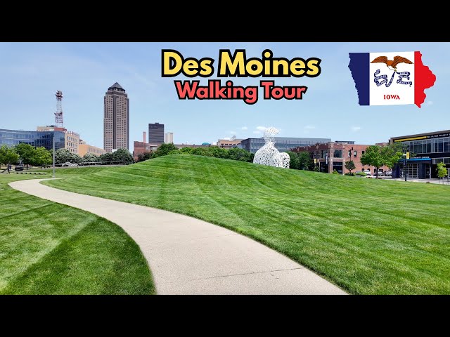 Des Moines, Iowa | Walking Tour 2025 [4K]