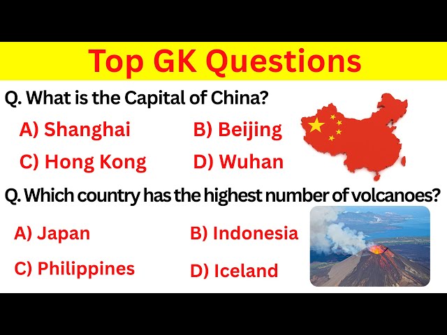 Top GK Questions || GK Quiz in English || GK Question and answer || General Knowledge