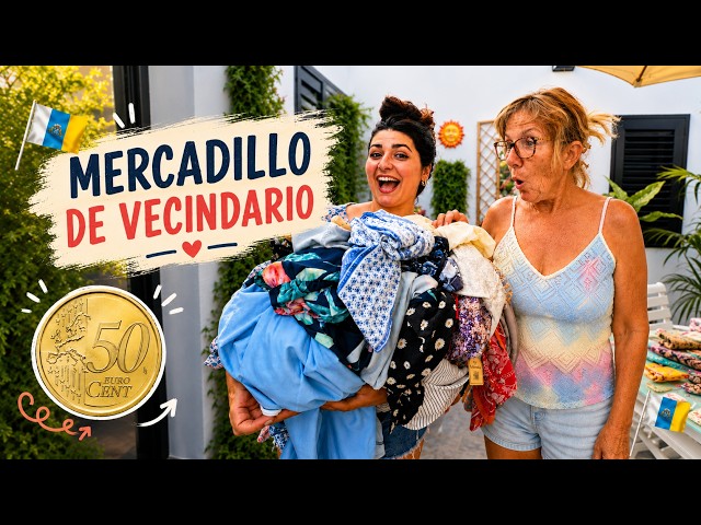 Everything €0.50 Vecindario Flea Market + Unboxing 🇮🇨