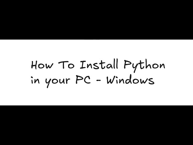 Install Python + VS Code | Full Setup Guide for Complete Beginners