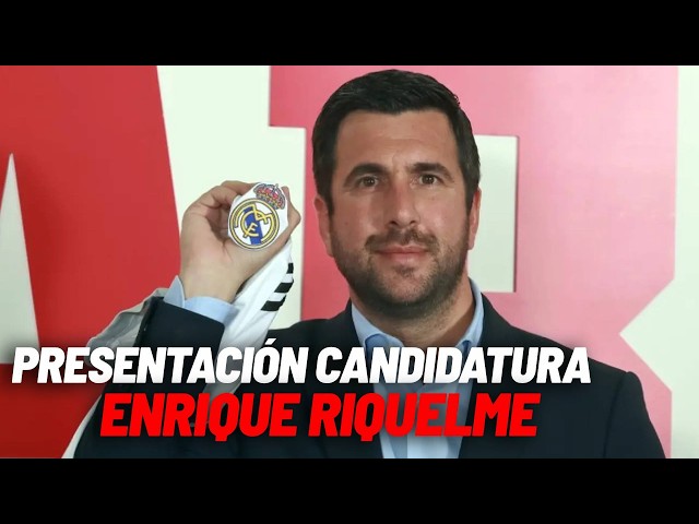 Presentación de la candidatura a la presidencia del Real Madrid de Enrique Riquelme I  EN DIRECTO