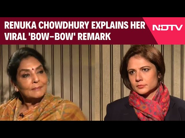 Renuka Chowdhury Interview | Renuka Chowdhury Explains Her Viral 'Bow-Bow' Remark