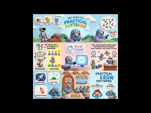 Practical Pigeon Patterns - solve the AI Pigeon Paradox