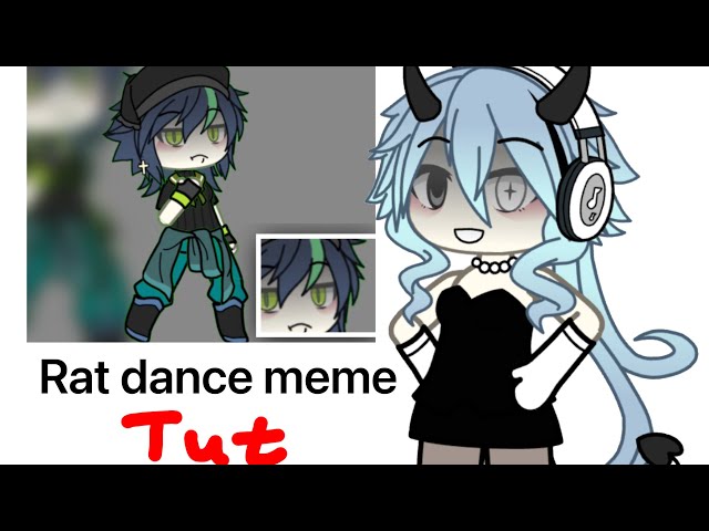 Rat dance meme || tut || Cr to @meow_P on tik tok || #gacha #tut #animation