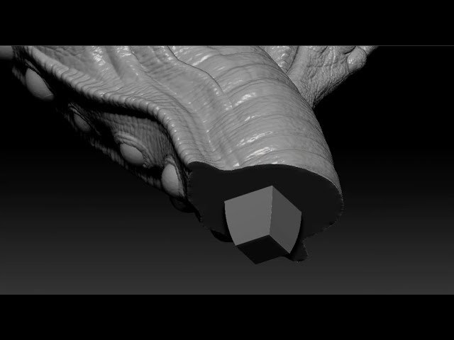 Cutting and keying a model in ZBrush for 3D Print