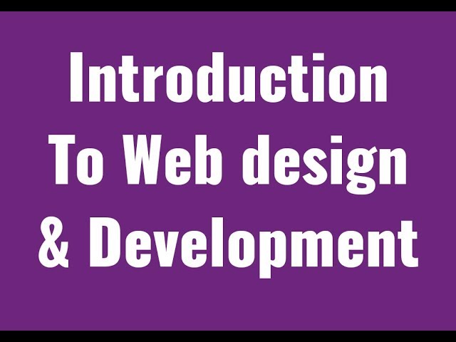 HTML Introduction/Introduction to Web Design and Development tutorial for beginners in Urdu/Hindi