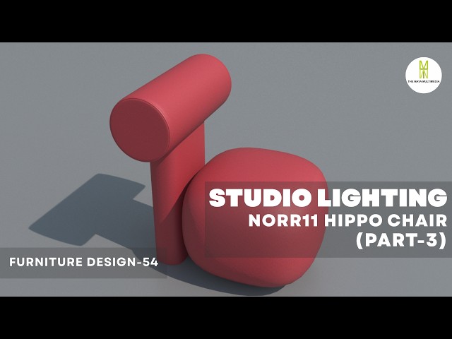 LIGHTING ON HIPPO CHAIR IN 3DS MAX (PART-3) | FURNITURE MODELLING IN 3DS MAX |FURNITURE DESIGN-54