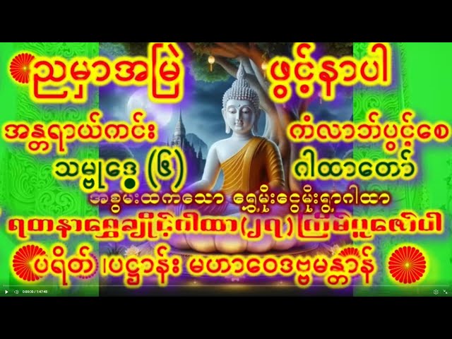 #2026 #တရားတော် #မနက်တိုင်းဖွင့်ပါ #ကံပွင့်လာဘ်ပွင့်#မေတ္တာပို့#တရားတော်များ#ပဌာန်းဒေ#သမ္ဗုဒ္ဓေဂါထာ
