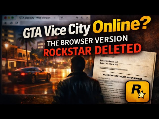 GTA Vice City Online? The Browser Version Rockstar Deleted