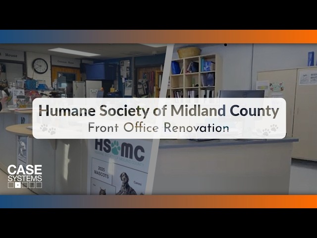 Humane Society of Midland County Front Office Renovation | Case Systems