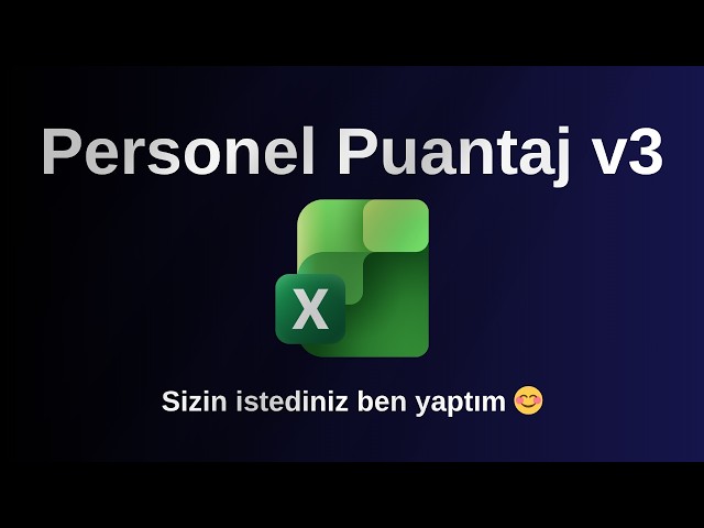 Artık Verileriniz Kaybolmayacak: Excel Puantaj Takip Programı (V3) 🚀