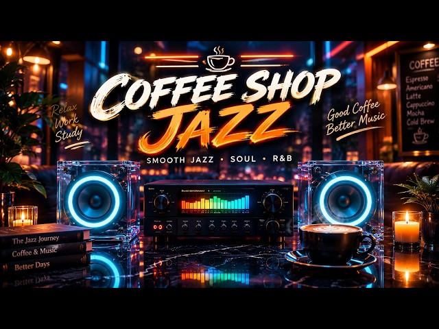 Coffee Shop Jazz ☕ Smooth Jazz for Relaxing, Working & Studying