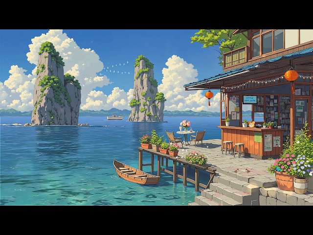 Lofi Summer Vibes 🌊 Seaside Coffee & Relaxing Lofi for a Sense of Peace ☕ Hip Hop Beats