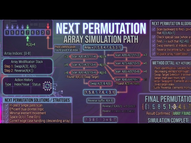 Next Permutation | Array Simulation