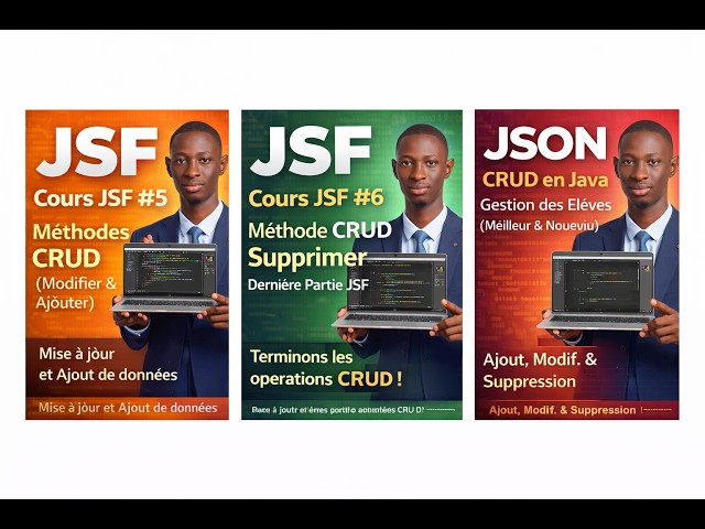 JSF Cours #7 : Méthodes CRUD (Ajout & Modification) | Projet Java EE