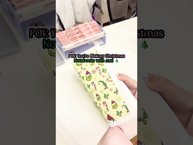 Let’s Make Christmas Notebooks Together 🎅