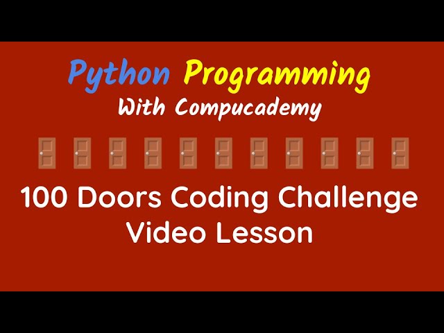 100 Doors Python Coding Challenge