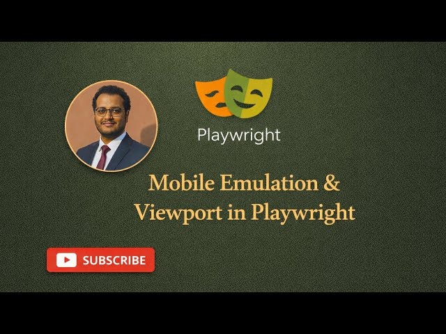 Mobile Emulation & Viewport in Playwright