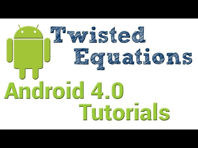 Android 4.0 Tutorials - 18. Multi-Threading Part 1