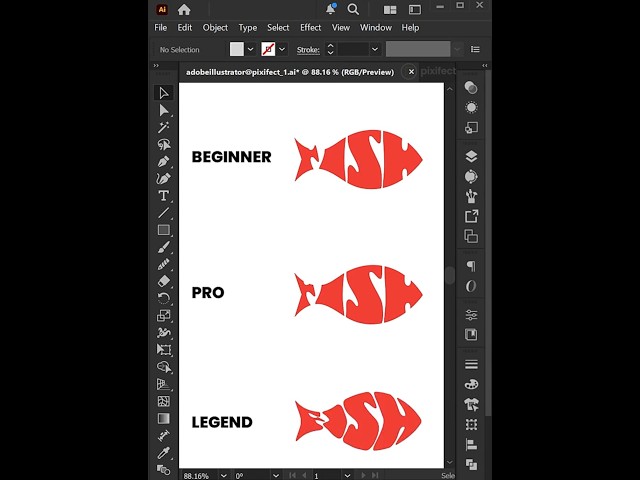 Adobe Illustrator 2027 - Tips to Make with Top Object Like a legend