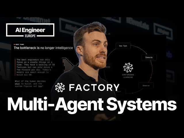 The Multi-Agent Architecture That Actually Ships — Luke Alvoeiro, Factory