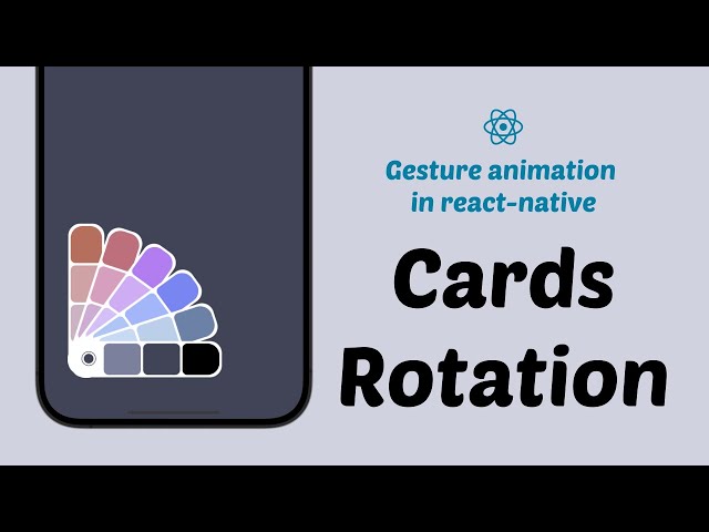 React Native Cards Rotation Animation (Reanimated & Gesture Handler) – Smooth UI Tutorial