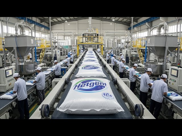 inside detergent factory | how washing powder is made | detergent factory workflow