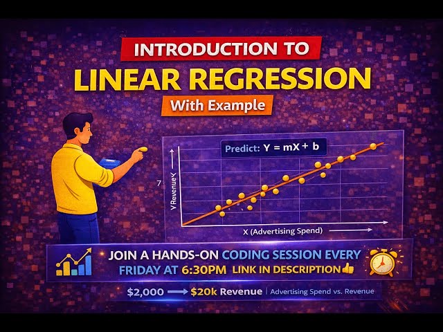Linear Regression Explained in 10 Minutes In Kannada | Easiest ML Example!