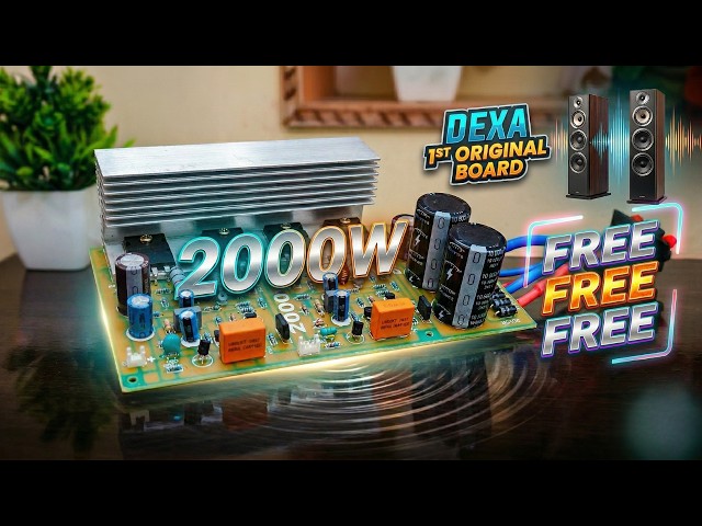 DEXA 2000W STEREO AMPLIFIER BOARD || 100+100 Watt RMS 💥 AUDIO BOARD