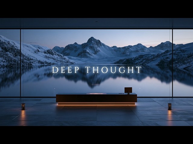 Lake Ambient Focus 🎧 Calm Coding Music & Winter Lo-Fi Work for Deep Thought State