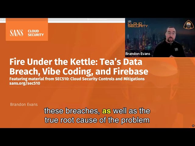 Fire Under the Kettle: Tea's Data Breach, Vibe Coding, and Firebase
