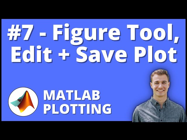 How to Edit and Save a Plot and Graph with Figure Tool in MATLAB | MATLAB Plotting Series