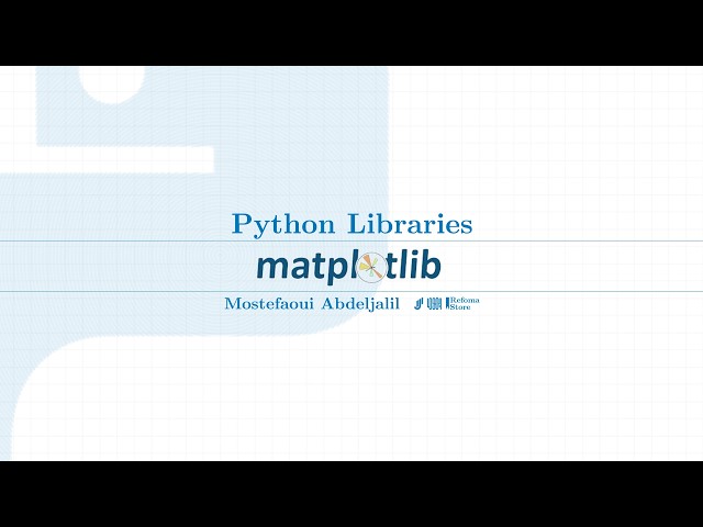 مكتبة ماتبلوت الجزء (01) ||  Matplotlib.pyplot Library part (01)