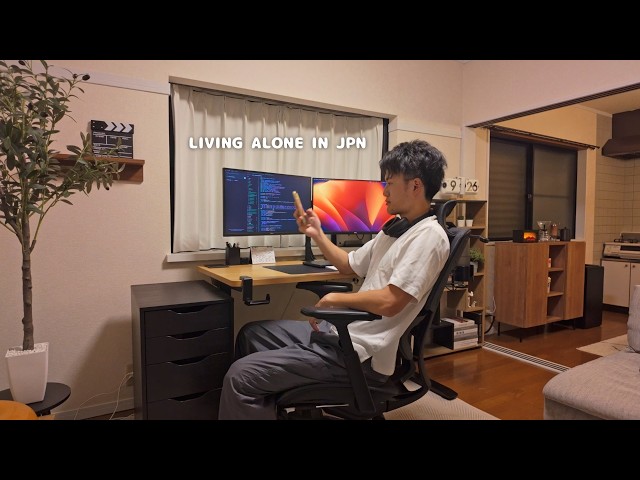 Day in the Life of a Software Engineer in Japan  | Living Alone in My 20s