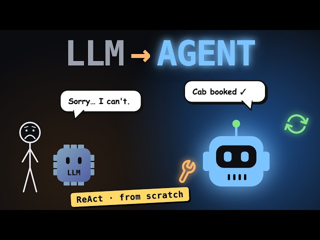 What Makes an LLM an Agent? ReAct Explained (+ Python From Scratch)